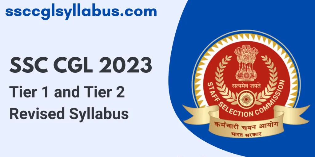 SSC CGL 2023 Syllabus